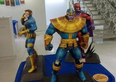 Exposição recebe obras de papel de personagens de filmes e desenhos