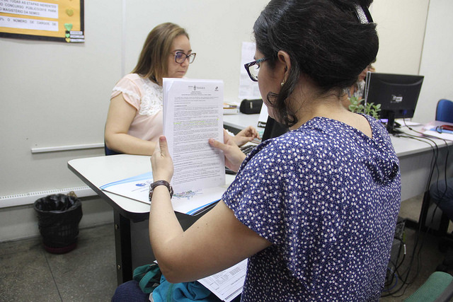 Nomeados no concurso da Semed começam a entregar documentos 