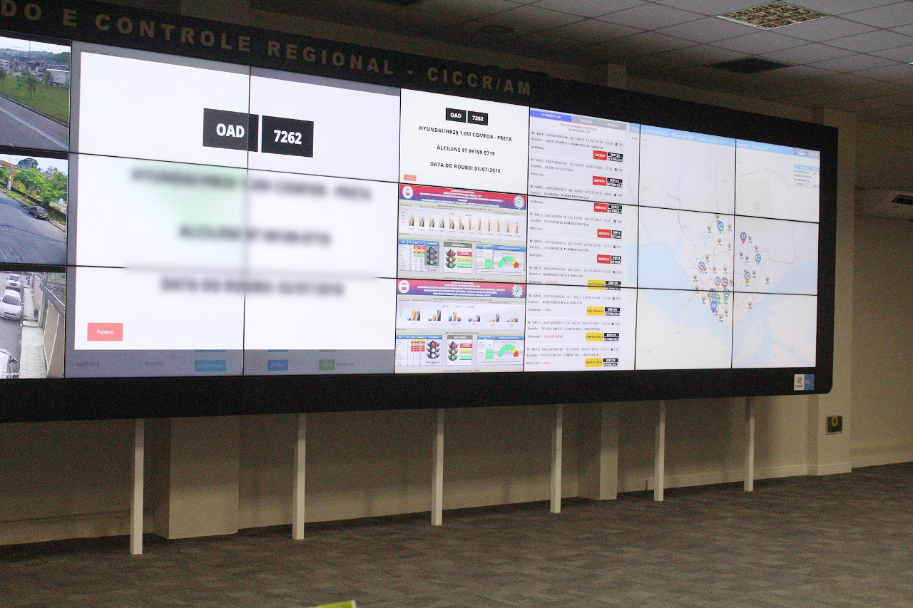 Implantado sistema que facilita encontro de veículos roubados em Manaus