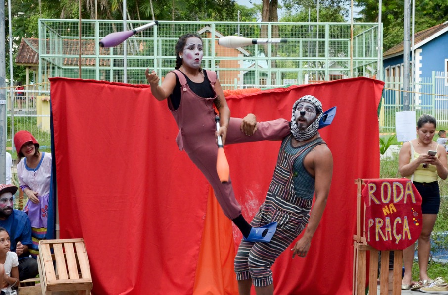 Roda na Praça oferece oficinas de artes circenses gratuitas