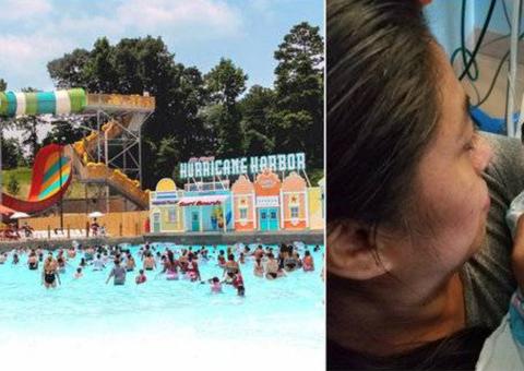 Família ganha passe livre em parque após mulher dá à luz 