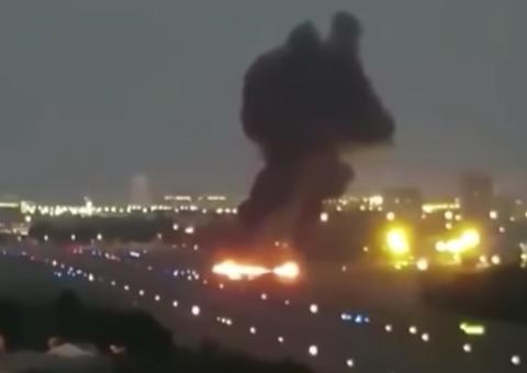Vídeo mostra momento da queda de avião em São Paulo