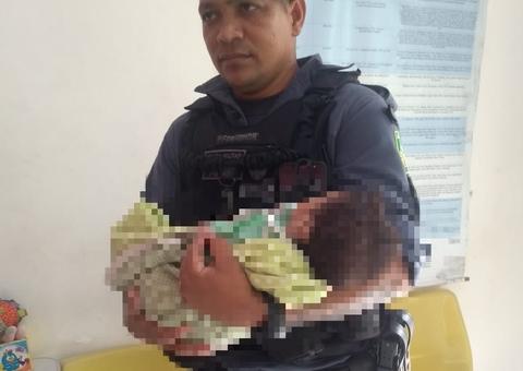 Bebê de 1 mês é resgatado após suposto maus tratos da mãe em Manaus