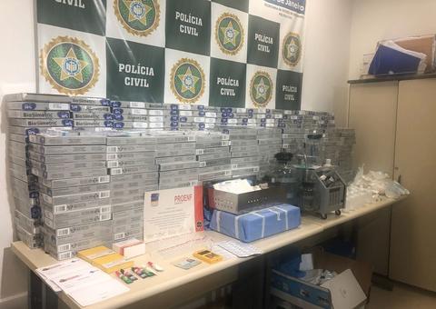  Material vencido para implantes estéticos é apreendido pela polícia 