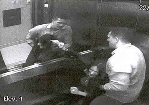 Imagens mostram agressões de marido a advogada que caiu do 4º andar de prédio