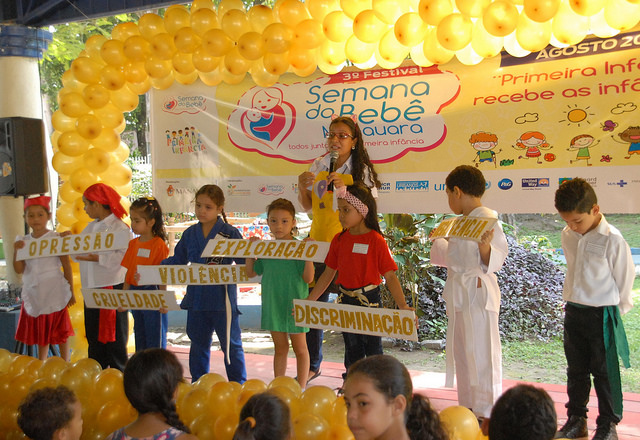 Semana do Bebê promove socialização de crianças refugiadas em Manaus