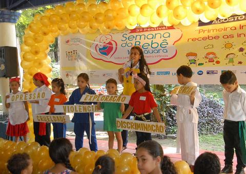 Semana do Bebê promove socialização de crianças refugiadas em Manaus