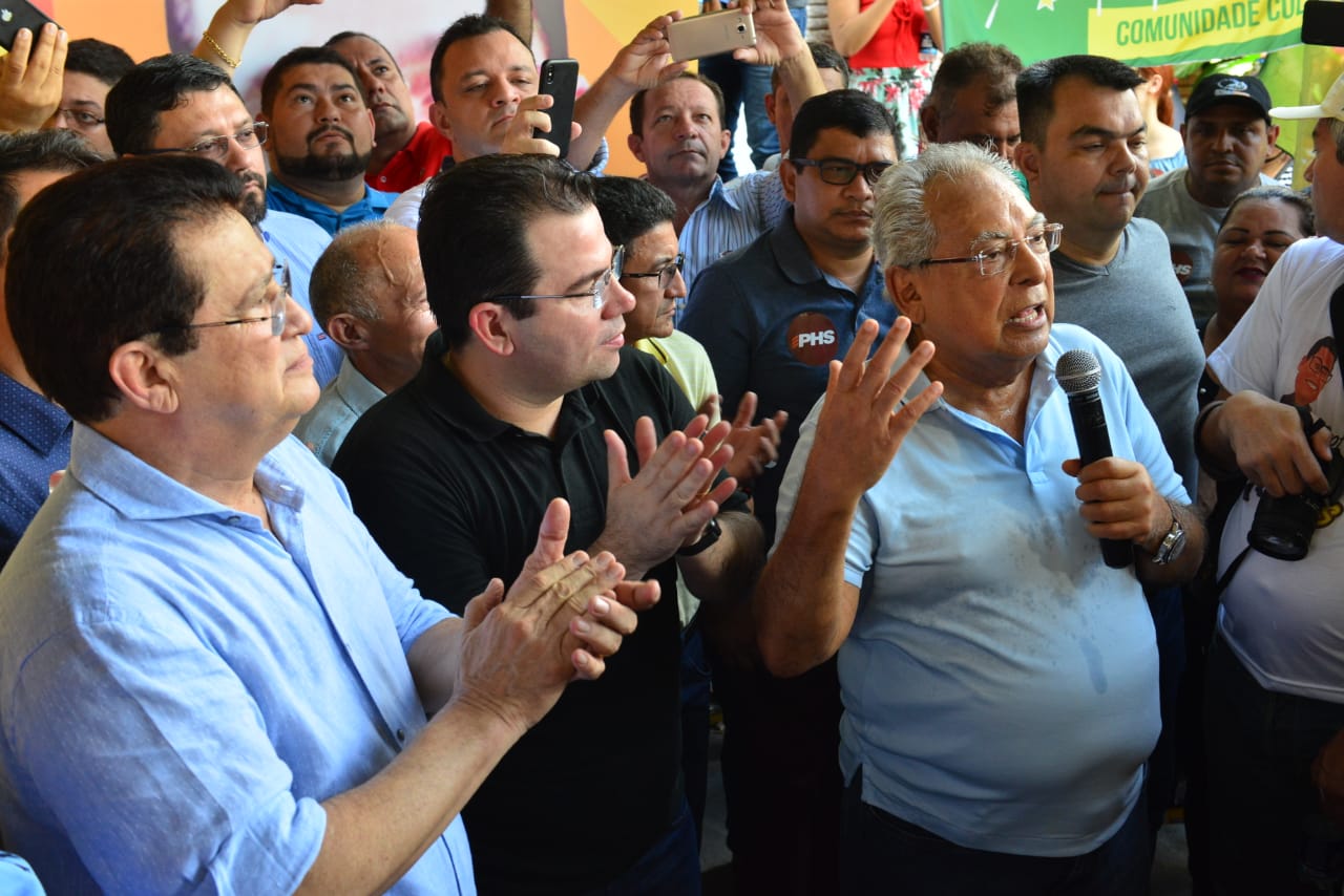 Amazonino recebe apoio do PHS, partido de Wilker Barreto