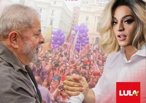 Perfil de Lula nega boatos que Pabllo Vittar será vice do ex-presidente