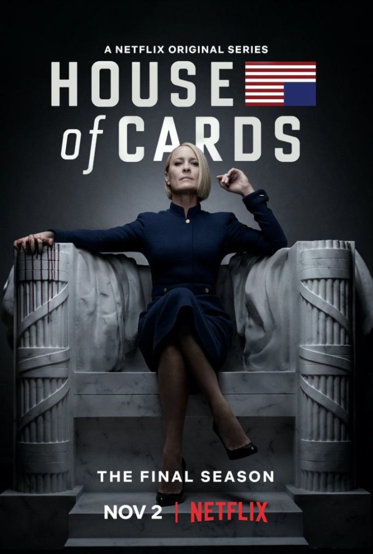 Última temporada de House of Cards ganha data de estreia