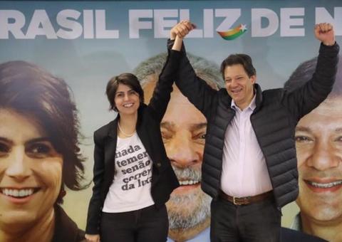 Manuela diz que ela e Haddad estão prontos para ganhar eleição em qualquer cenário