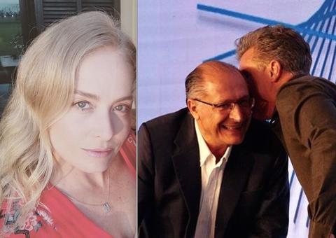 Confundida com Eliana, Angélica tira sarro após gafe de Geraldo Alckmin