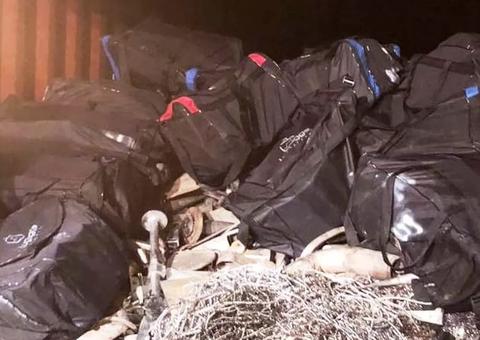 Traficantes internacionais içam mais de 1,2 toneladas de drogas para navio atracado no Porto de Santos