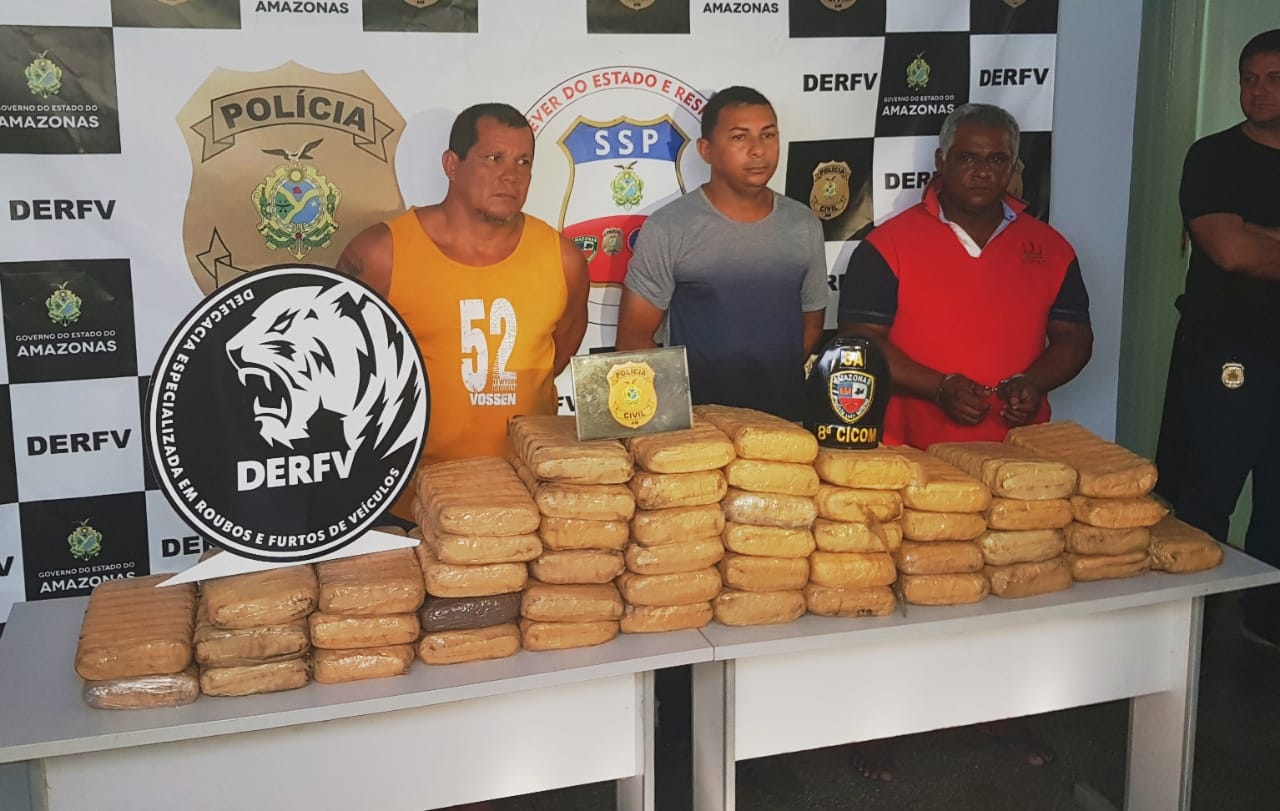 Trio é preso em operação policial na zona oeste de Manaus 