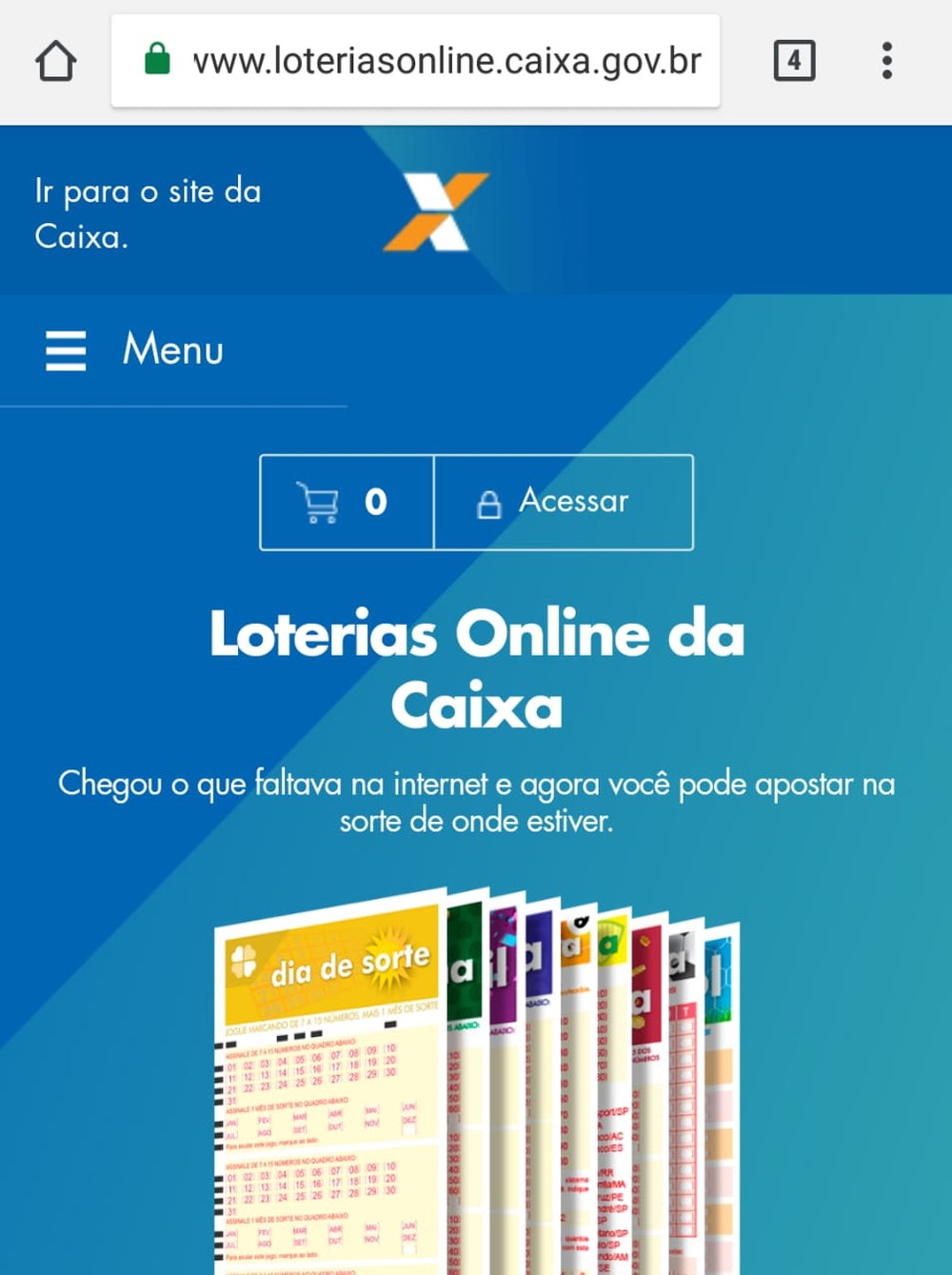 Caixa vai permitir apostas em loterias pela internet