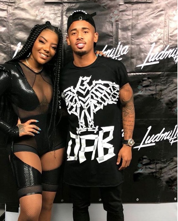 Ludmilla está namorando jogador Gabriel Jesus