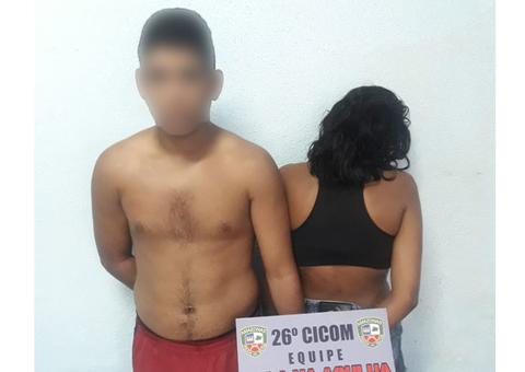 Em Manaus, casal é preso ao ser flagrado com carro roubado