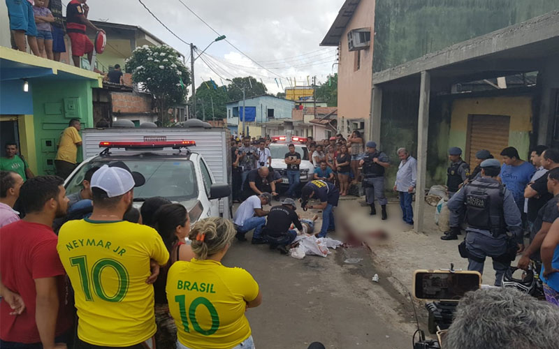 Após deixar filhas na escola, homem é executado a tiros na frente da esposa em Manaus