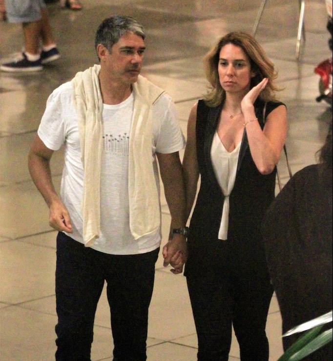 William Bonner marca data do casamento com Natasha Dantas