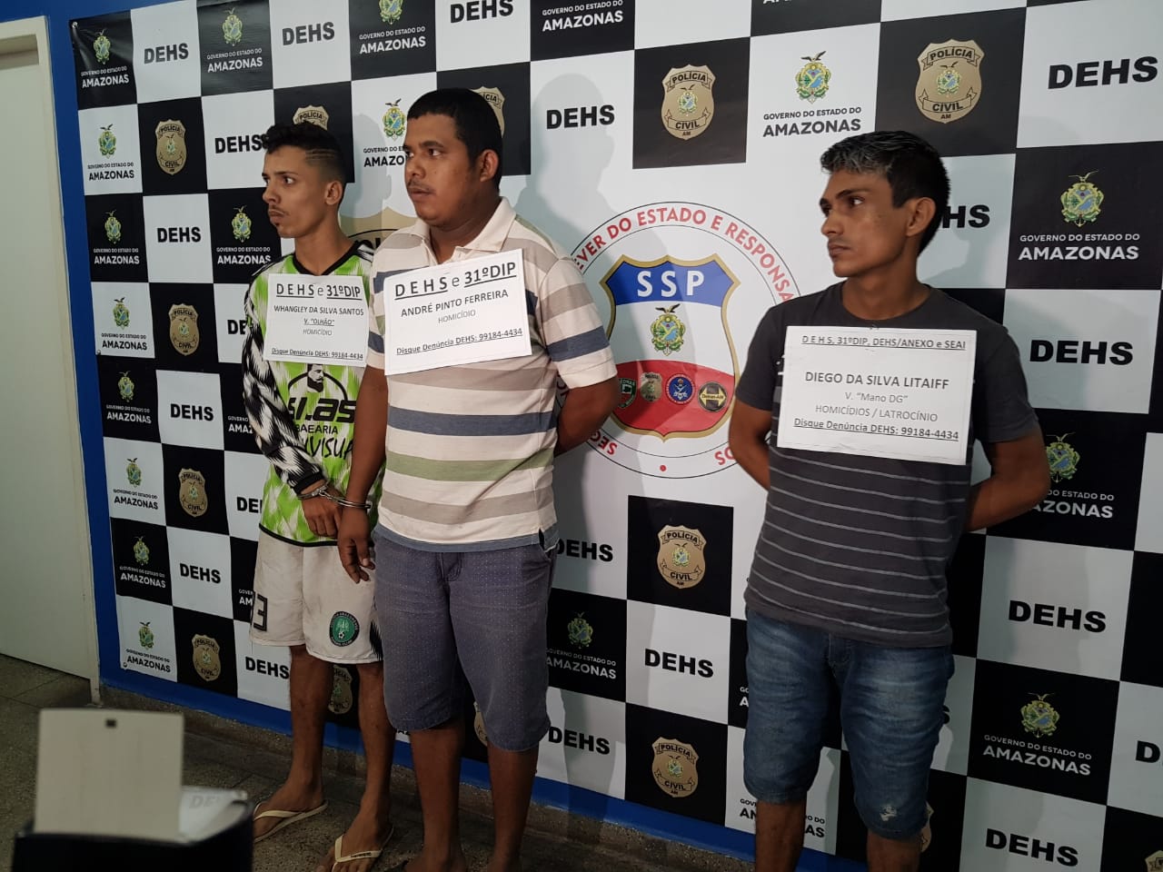 Homem é preso suspeito de matar nove pessoas em Manaus