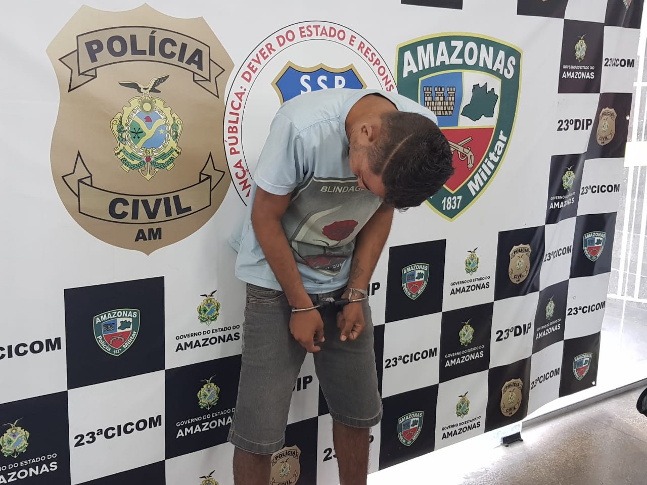 Suspeito de envolvimento com o tráfico é preso em conjunto de Manaus 