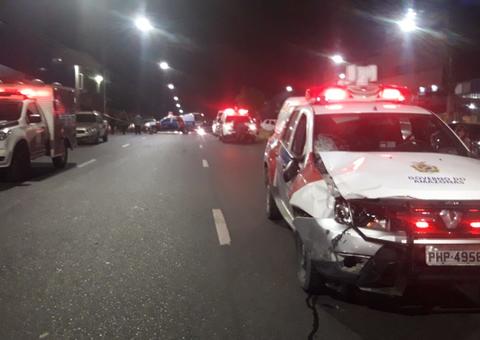 Homem tem olhos arrancados e morre ao ser atropelado por viatura da PM em Manaus