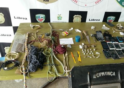 Drogas e celulares são encontrados durante revista em delegacia no Amazonas