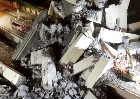 Família é encontrada morta sob destroços de ponte na Itália