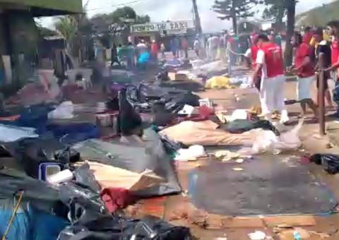  Terror e destruição: Venezuelanos são alvos de ataques em Pacaraima