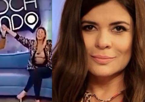 Silvio Santos puxa orelha de apresentadores após comemoração por saída de Mara Maravilha