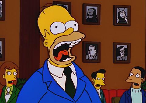 Artista mostra como seria Homer Simpson na vida e resultado é bizarro