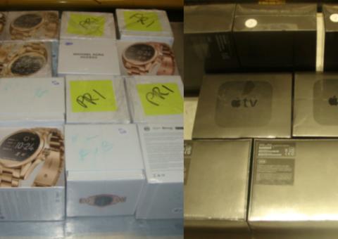 Receita Federal realiza leilão de roupas, celulares e artigos de informática no Amazonas