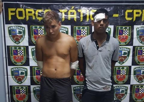 Carro destruído em acidente em Manaus havia sido roubado; trio foi preso