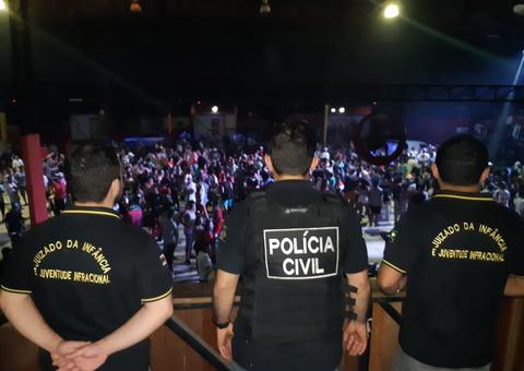 Casa noturna é fechada por consumo de drogas e bebida alcoólica por menores em Manaus