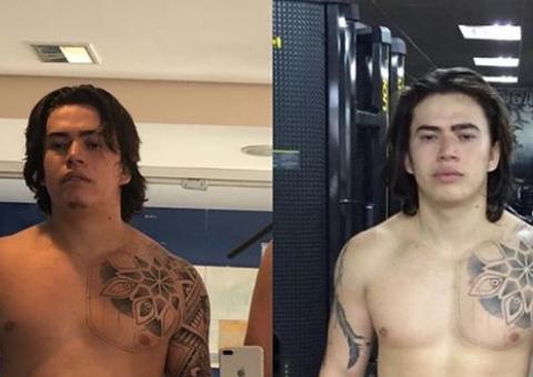 Com 15 kg a menos. Whindersson Nunes mostra músculos e revela como emagreceu