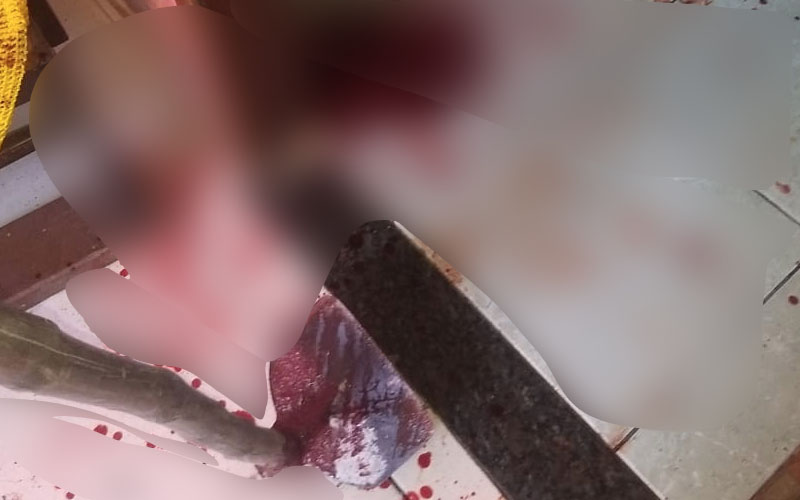 Pai ataca filho com golpes de enxada durante briga em Manaus