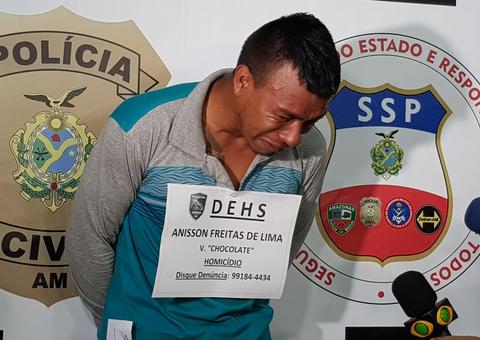 Em Manaus, suspeito de linchar adolescente por engano chora ao ser preso