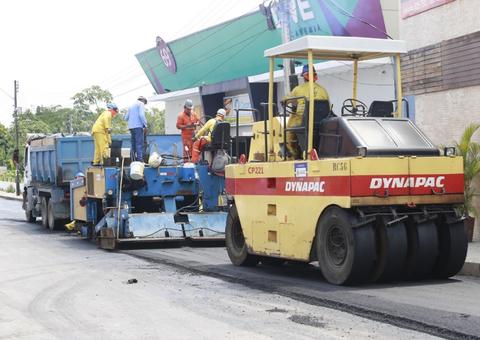 Obras de recuperação do sistema viário de Manaus geram mais de 1,3 mil empregos 