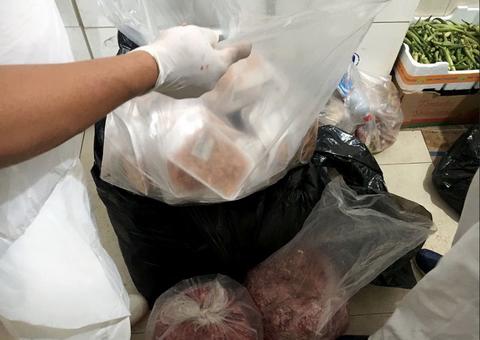 120kg de carne são apreendidos em supermercado de Manaus