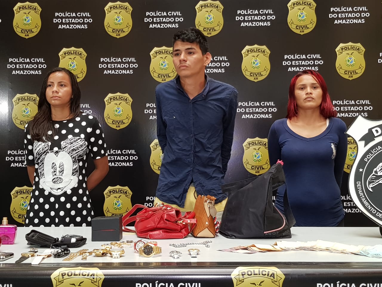 Trio é preso suspeito de invadir e assaltar casa de empresário em Manaus