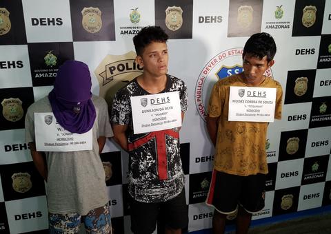 Dupla é presa e adolescente apreendido suspeitos de matar amigo a facadas em Manaus 