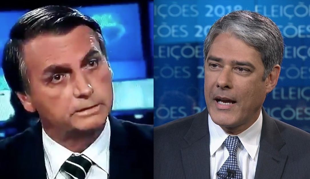 Bolsonaro lança indireta a Bonner sobre suposta infidelidade a Fátima Bernardes