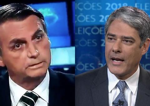 Bolsonaro lança indireta a Bonner sobre suposta infidelidade a Fátima Bernardes