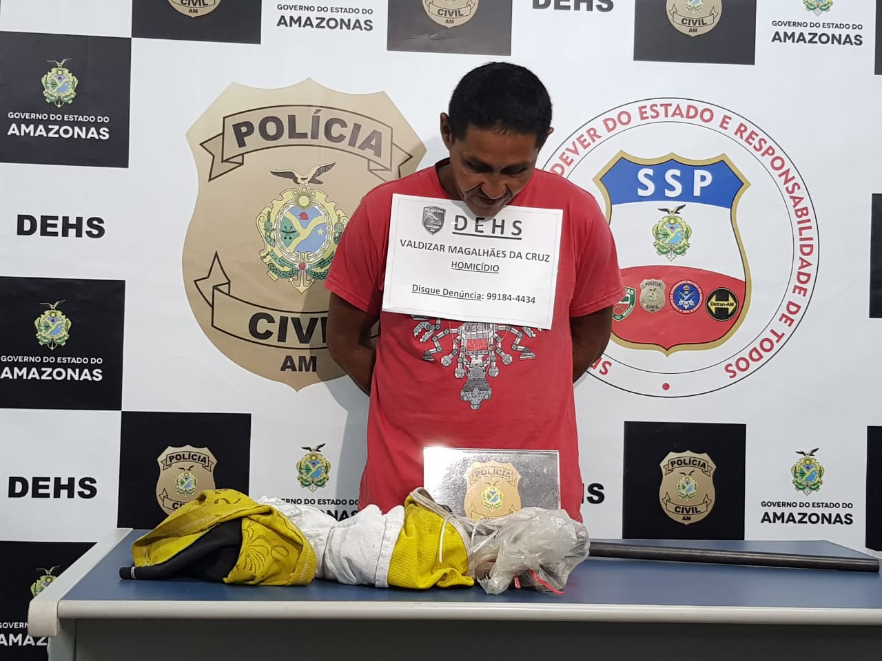 Suspeito de assassinar homem com um tiro na cabeça é preso no Amazonas