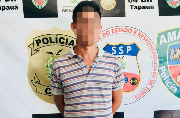 Suspeito de estuprar enteada de 10 anos é preso no Amazonas   