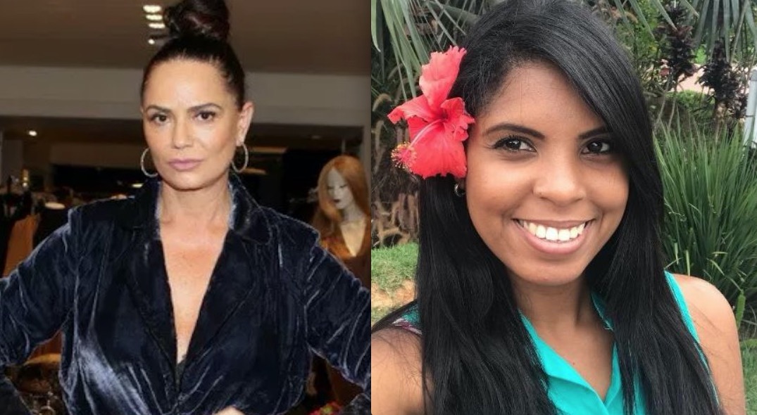 Seguidora xingada de 'vadia e faxineira' por Luiza Brunet vai processá-la por racismo