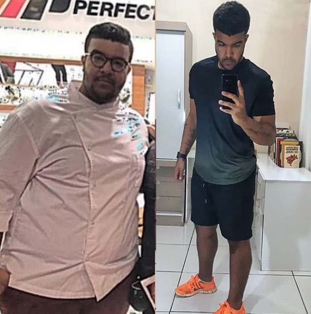 Oitenta quilos mais magro, ex-MasterChef mostra antes e depois e conta como conseguiu