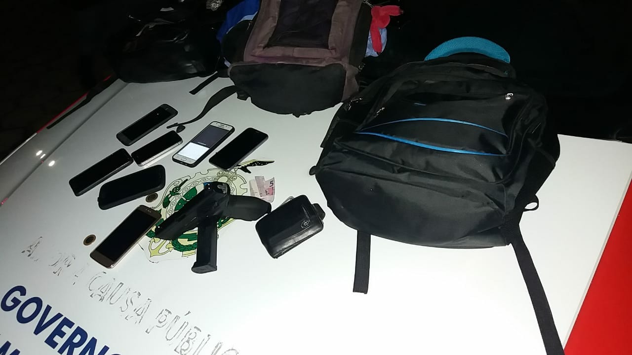 Após perseguição, trio é preso suspeito de assaltar ônibus em Manaus