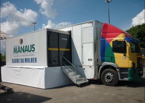 Dupla invade e rouba pacientes e funcionários da carreta da mulher em Manaus