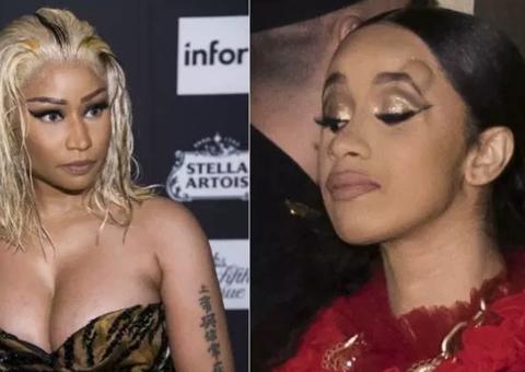  Cardi B taca sapatos em Nicki Minaj e confusão toma conta de festa com famosos
